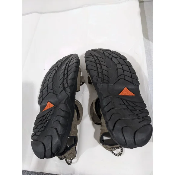 Vintage Nike ACG Y2K Brown Men's Sandals Size 7 - Picture 4 of 9